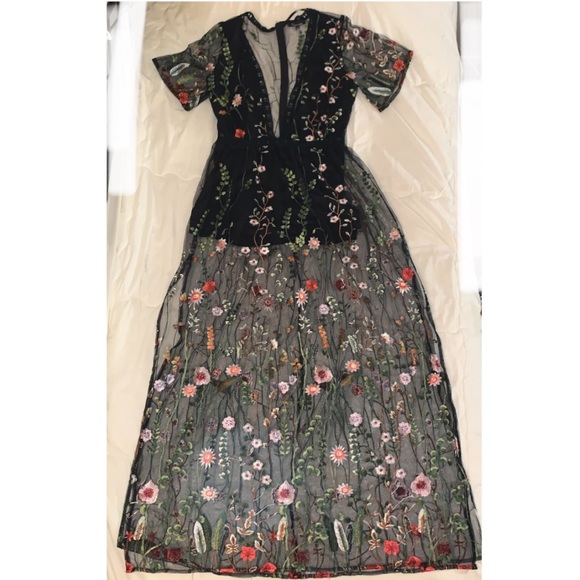 the clothing company Dresses & Skirts - floral romper dress the clothing company Dresses & Skirts - floral romper dress